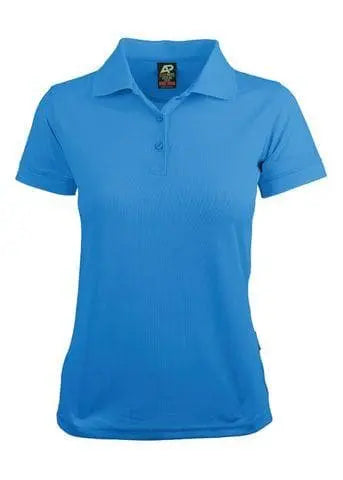 Aussie Pacific Ladies Lachlan Polo Shirt 2314 Casual Wear Aussie Pacific Cyan 6